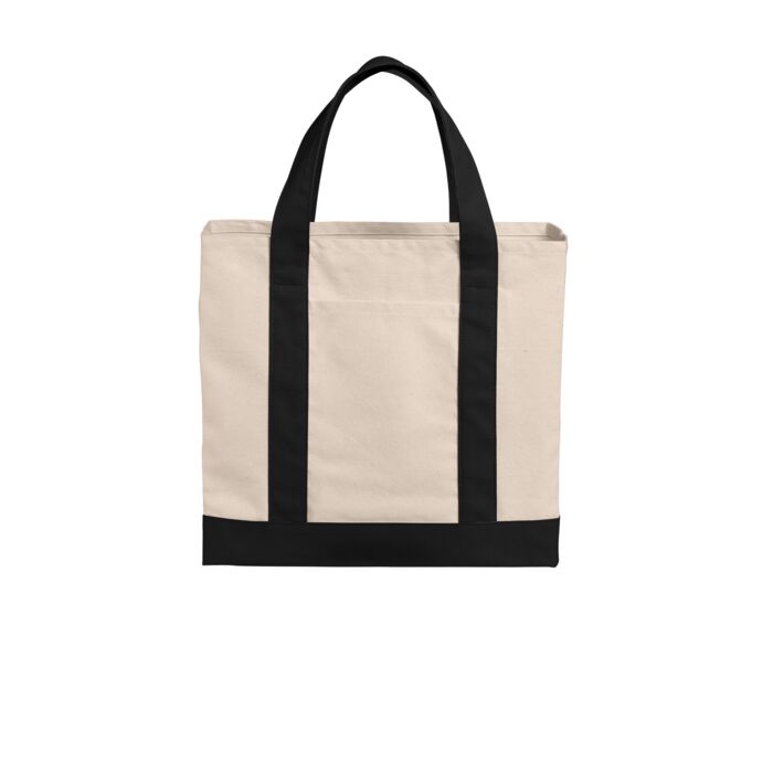 Cotton Canvas Two Tone Tote Thumbnail