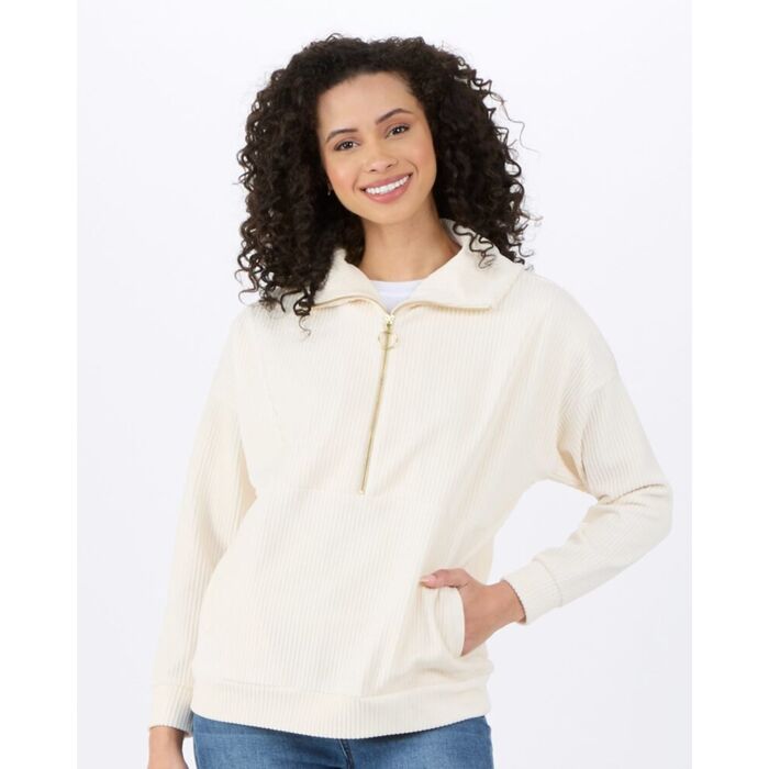 Women's Manchester Corded Quarter-Zip Pullover Thumbnail