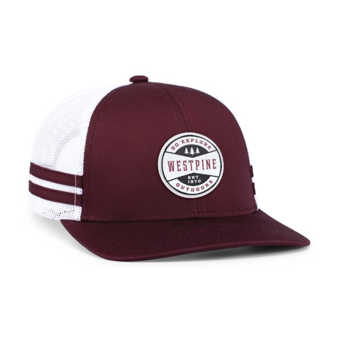 Low-Profile Stripe Trucker Cap Thumbnail