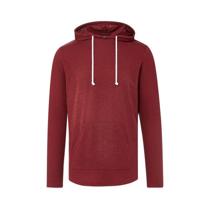 Unisex Miles Slub Hooded Long Sleeve T-Shirt Thumbnail