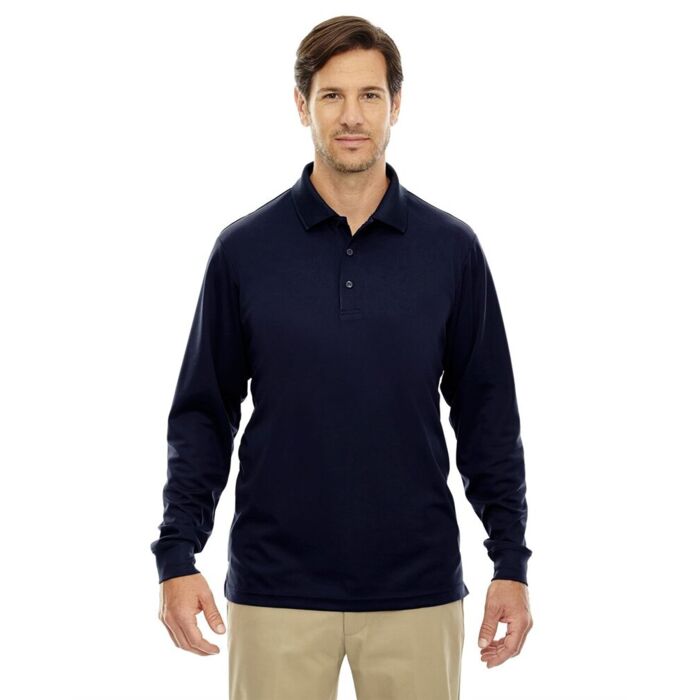 Men's Tall Pinnacle Performance Long Sleeve Piqué Polo Thumbnail