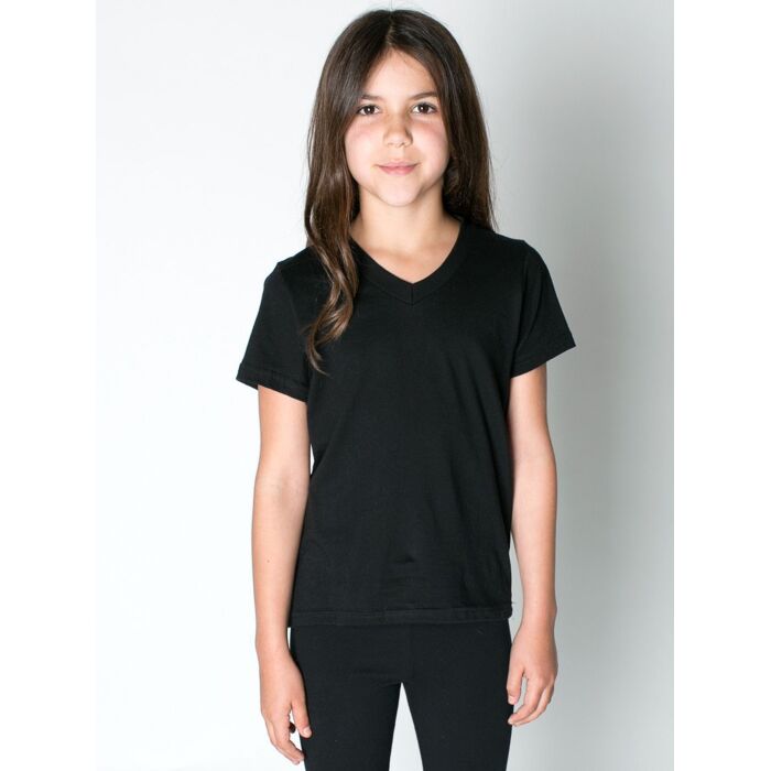 2156 Toddler Fine Jersey V-Neck T-Shirt Thumbnail