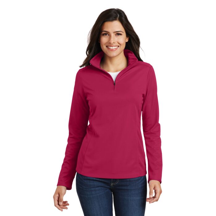 Women's Pinpoint Mesh 1/2 Zip Thumbnail