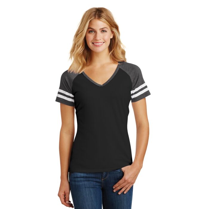 Women's Game V Neck Tee Thumbnail