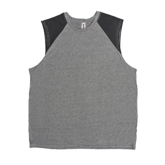 AT818 Men's Sleeveless Colorblock Natural Feel Training Tee Thumbnail