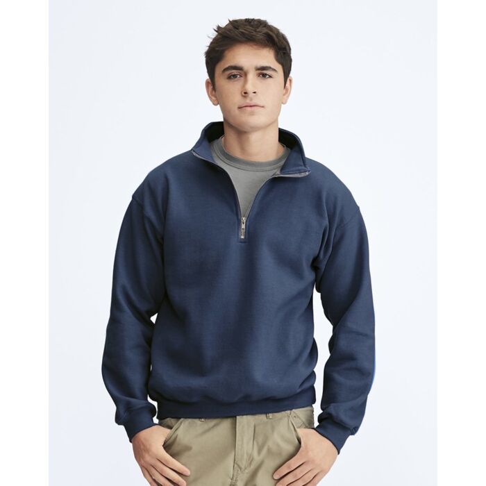 Unisex Garment-Dyed Quarter-Zip Sweatshirt Thumbnail