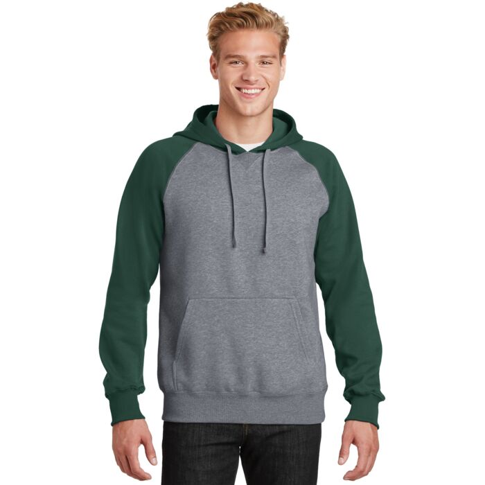 Unisex Colorblock Hooded Sweatshirt Thumbnail
