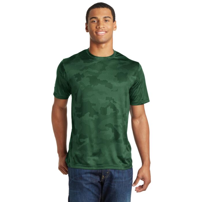 Unisex CamoHex Poly T-Shirt Thumbnail