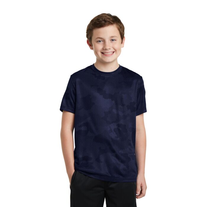 Youth Poly CamoHex T-Shirt Thumbnail